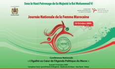 Conférence nationale. “l’égalité au coeur de l’agenda politique au Maroc” / date de parution : 2009 / version disponible : française