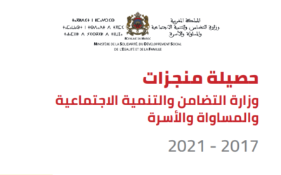 حصيلة منجزات وزارة التضامن و التنمية الإجتماعية و المساواة و الأسرة 2017-2021