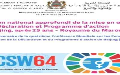 Examen national approfondi de la mise en œuvre de la Déclaration et Programme d’action de Beijing, aprés 25 ans – Royaume du Maroc