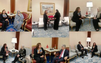 السيدة الوزيرة عواطف حيار تجري عدة مباحثات على هامش أشغال  الدورة 42 لمجلس وزراء الشؤون الإجتماعية العرب