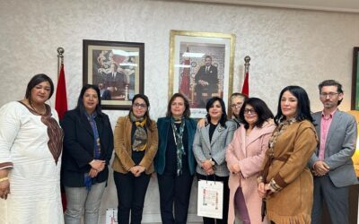 السيدة الوزيرة عواطف حيار تستقبل عضوات رابطة كاتبات المغرب