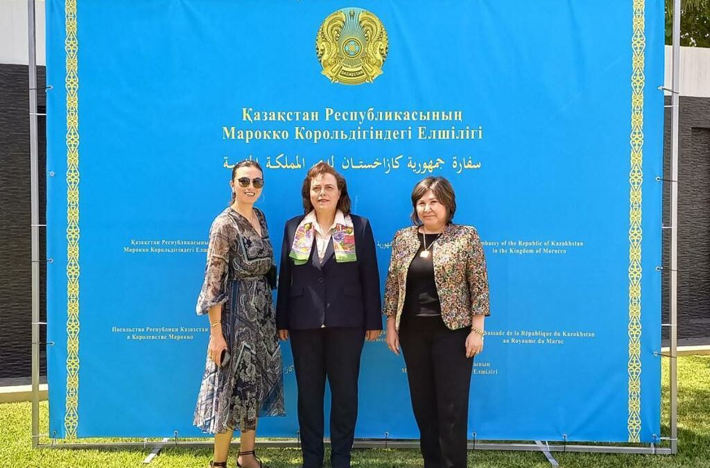 السيدة الوزيرة عواطف حيار تشارك في حفل افتتاح المقر الجديد لسفارة جمهورية كازاخستان