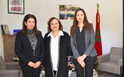 السيدة الوزيرة عواطف حيار تقوم بزيارة مقر جمعية الاتحاد الوطني لنساء المغرب