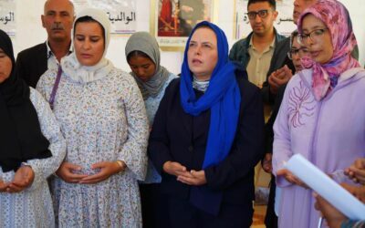 زيارة السيدة وزيرة التضامن والإدماج الاجتماعي لمدينة مراكش وإقليم الحوز