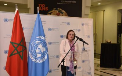 السيدة الوزيرة عواطف حيار تشارك في فعاليات الاحتفال بيوم الأمم المتحدة