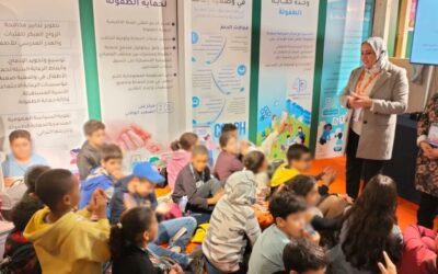 فعاليات اليوم السابع من مشاركة الوزارة  في الدورة الأولى للمعرض الدولي لكتاب الطفل والشباب