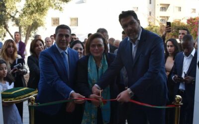 Madame la Ministre Aawatif Hayar préside l’inauguration de l’espace multifonctionnel pour femmes au sein du complexe de protection sociale à Agadir.