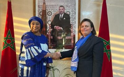 Madame la Ministre Aawatif Hayar reçoit la Ministre de la Santé et du Développement Social de la République du Mali.
