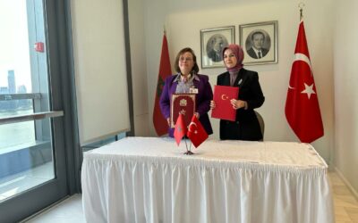En marge des travaux de la 68e session de la Commission de la condition de la femme : Madame la Ministre Aawatif Hayar signe un mémorandum d’entente avec sa homologue, la Ministre turque de la Famille et des Affaires Sociales.